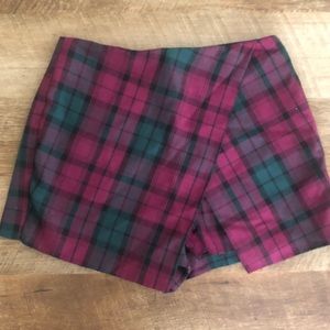Topshop Plaid Skort Clara Oswald Alt